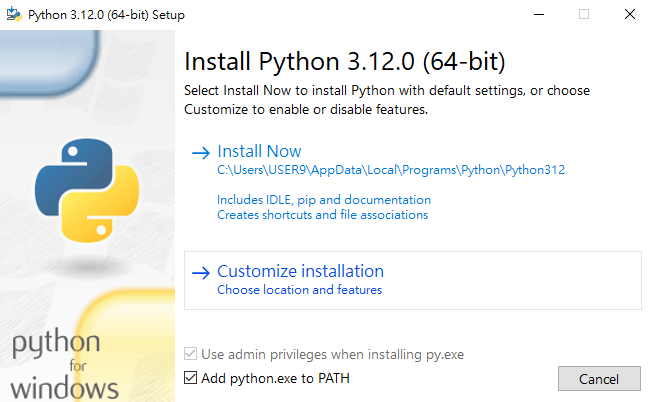 python-install